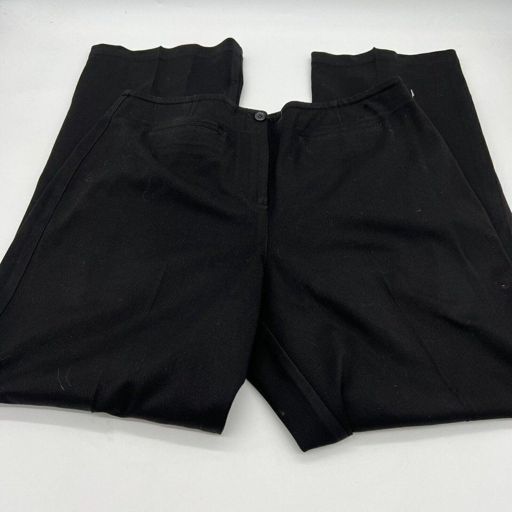Talbots 14 Black Signature Boot Cut Trouser Stretch Dress Pants